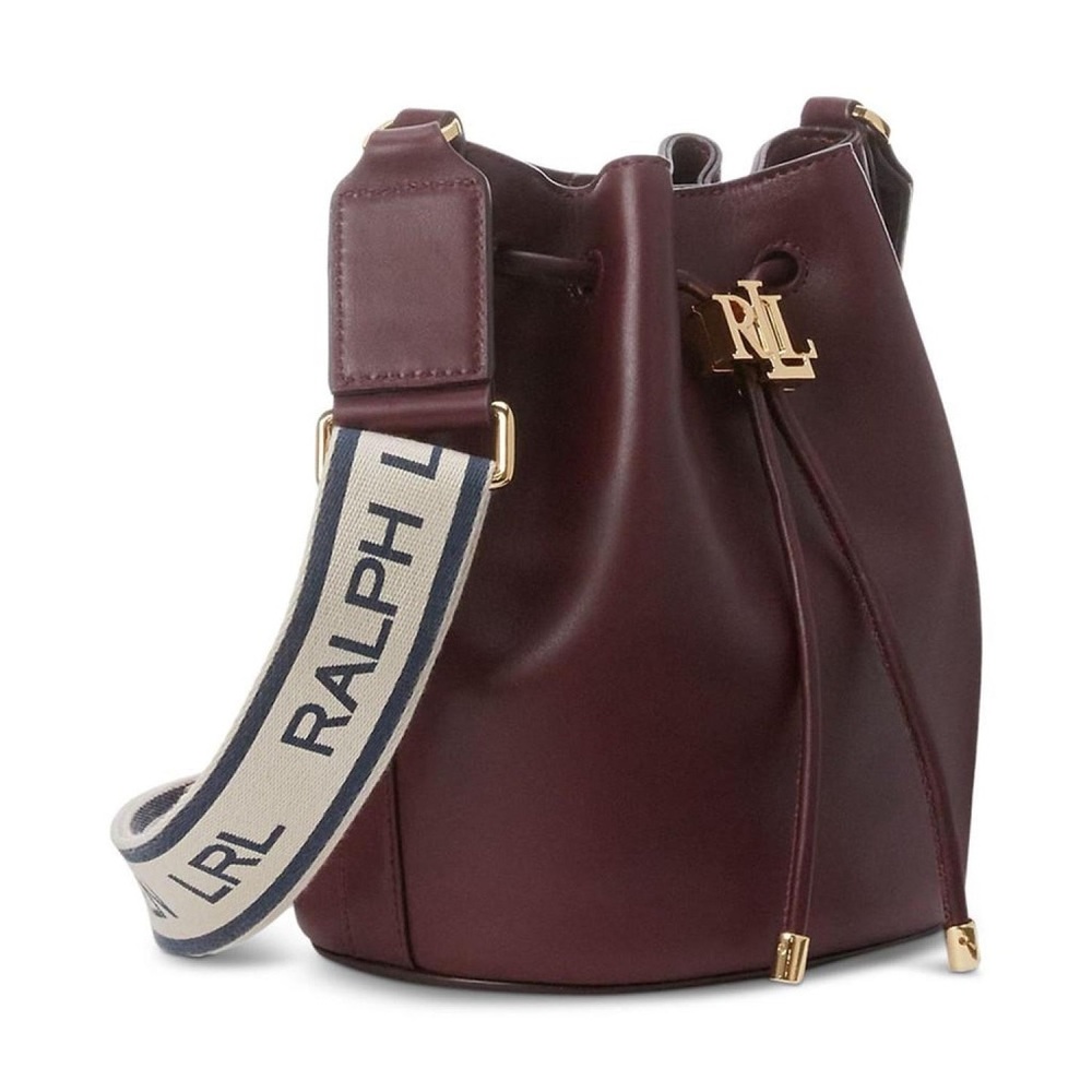 Ralph Lauren Brown Shoulder Bag with Gold Hardware